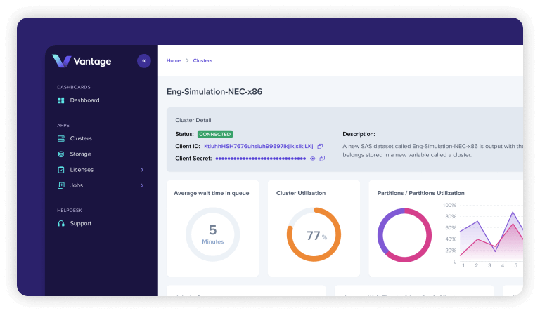 Vantage screenshot
